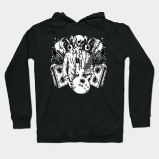 Skeleton Guitar Hoodie